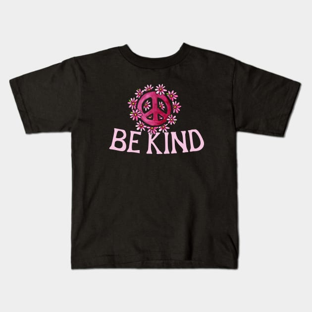 Be Kind Kids T-Shirt by bubbsnugg